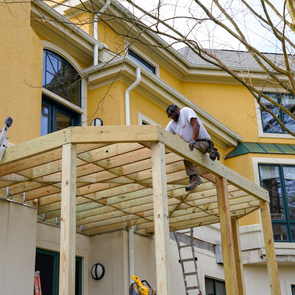 deck makeover in Ashburn, VA